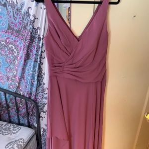 Mauve/ desert rose bridesmaid dress